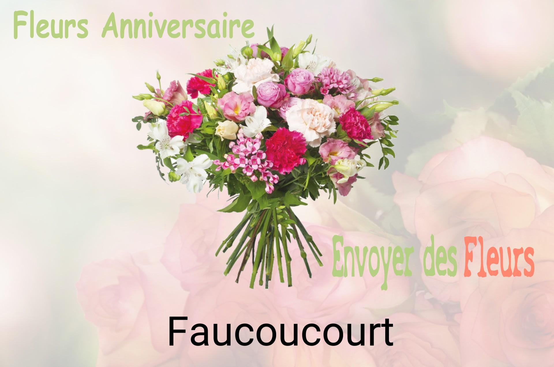 Bouquet de fleurs d’anniversaire livré à Faucoucourt